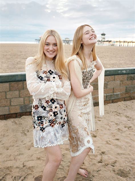 dakota fanning photoshoot|elle and dakota fanning pictures.